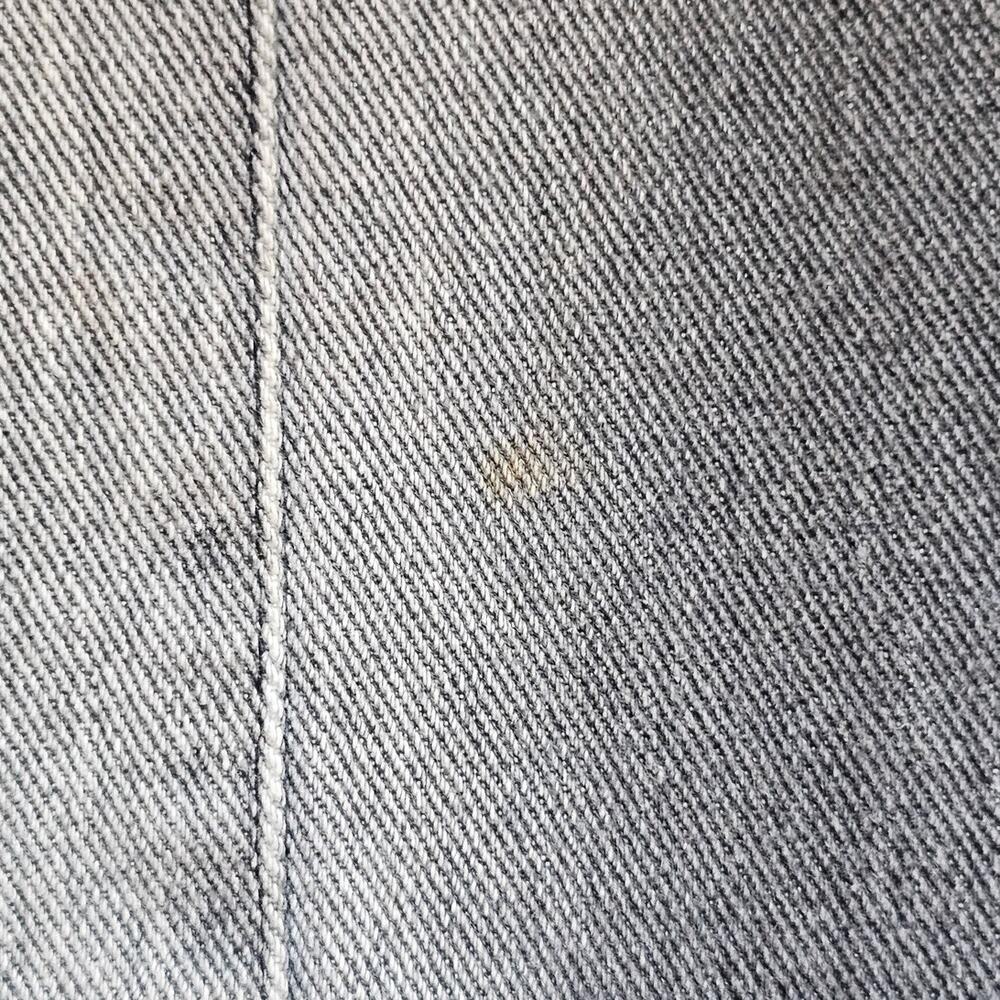 Vintage Y2K Black Faded Denim Jean Mermaid Flared Long Maxi Skirt - Picture 6 of 8